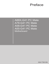 MSI A88X-G41 PC MATE Bedienungsanleitung