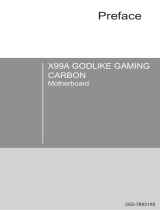 MSI X99A GODLIKE GAMING CARBON Bedienungsanleitung