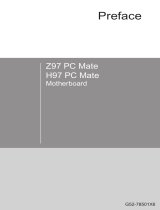 MSI Z97 PC Mate Bedienungsanleitung