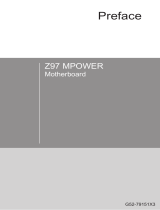 MSI Z97 MPOWER Bedienungsanleitung