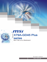 MSI X79A-GD45 Plus Bedienungsanleitung