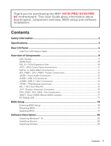 MSI 7B80 Bedienungsanleitung