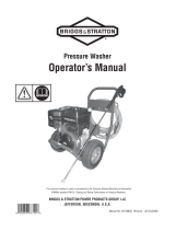 Simplicity OPERATOR'S MANUAL BRIGGS & STRATTON 3200@4.0 PRESSURE WASHER MODEL- 020380-0 Benutzerhandbuch
