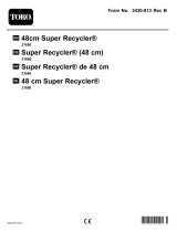 Toro 48cm Super Recycler Benutzerhandbuch