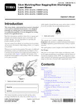 Toro 53cm Mulching/Rear Bagging/Side Discharging Lawn Mower Benutzerhandbuch