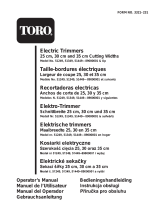 Toro 30cm Electric Trimmer Benutzerhandbuch