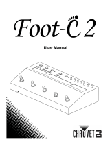 CHAUVET DJ Foot-C 2 DMX Controller Benutzerhandbuch