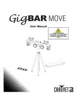 CHAUVET DJ GigBar Move DJ Complete Light Set Benutzerhandbuch