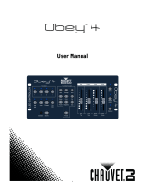 CHAUVET DJ Obey 4 DMX Contoller Referenzhandbuch