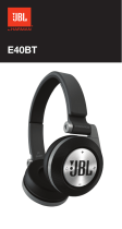 JBL Synchros E40BT Red (E40BTRED) Benutzerhandbuch