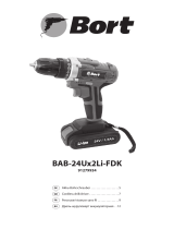 Bort BAB-24Ux2Li-FDK (2x2,0Ah) Benutzerhandbuch