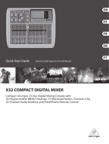 Behringer X32COMPACT Benutzerhandbuch