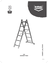 Mac Allister Échelle d'escalier multiposition 2 x 11 marches - 3,3 m Benutzerhandbuch