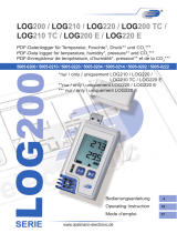 TFA Data Logger for Temperature, Humidity and Air Pressure LOG220 Benutzerhandbuch