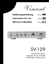 VINCENT SV-129 Bedienungsanleitung