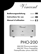 VINCENT PHO-200 Bedienungsanleitung