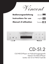 VINCENT CD-S1.2 Bedienungsanleitung