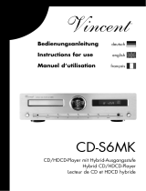 VINCENT CD-S6MK Bedienungsanleitung