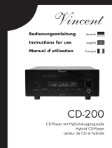 VINCENT CD-200 Bedienungsanleitung