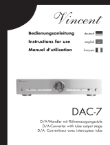 VINCENT DAC-7 Bedienungsanleitung