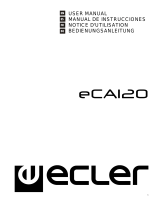 Ecler eCA120 Benutzerhandbuch