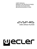 Ecler 2VSP-RS Benutzerhandbuch