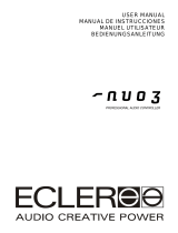 Ecler NUO3 Benutzerhandbuch