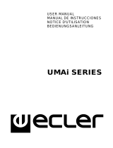 Ecler UMA Serie Benutzerhandbuch