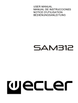 Ecler SAM312 Benutzerhandbuch