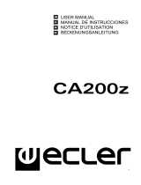 Ecler CA200z Benutzerhandbuch