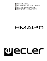 Ecler HMA120 Benutzerhandbuch