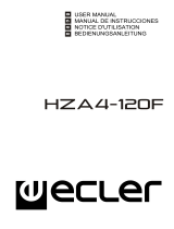 Ecler HZA4-120F Benutzerhandbuch
