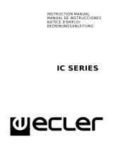 Ecler IC Series Benutzerhandbuch