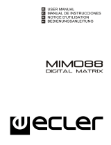 Ecler MIMO88 Benutzerhandbuch
