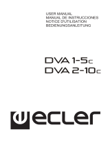 Ecler DVA1-5c & DVA2-10c Benutzerhandbuch