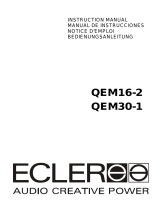 Ecler QEM16-2 QEM30-1 Benutzerhandbuch