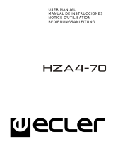 Ecler HZA4-70 Benutzerhandbuch