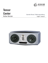 Adam Tensor Center Benutzerhandbuch