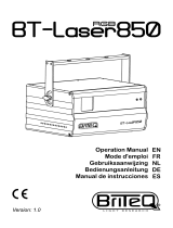 Briteq BT-LASER850 RGB Bedienungsanleitung