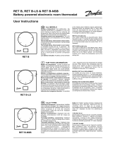 Danfoss Battery Powered Room Thermostat, RET-B Benutzerhandbuch