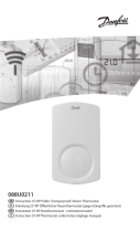 Danfoss CF-RP Public (Tamperproof) Room Thermostat Installationsanleitung