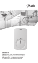 Danfoss CF-RS Standard Room Thermostat Installationsanleitung