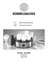 Rommelsbacher ER 405/R Benutzerhandbuch