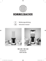 Rommelsbacher MX200 Bedienungsanleitung