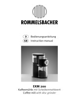 Rommelsbacher EKM 200 Benutzerhandbuch