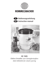 Rommelsbacher EE 1505 Benutzerhandbuch