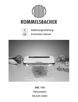 Rommelsbacher VAC 110 WIENEU-1A Benutzerhandbuch