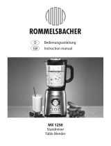 Rommelsbacher MX 1250 WIENEU Bedienungsanleitung