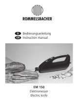 Rommelsbacher Elektromesser Benutzerhandbuch