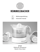 Rommelsbacher ZP 40 Benutzerhandbuch